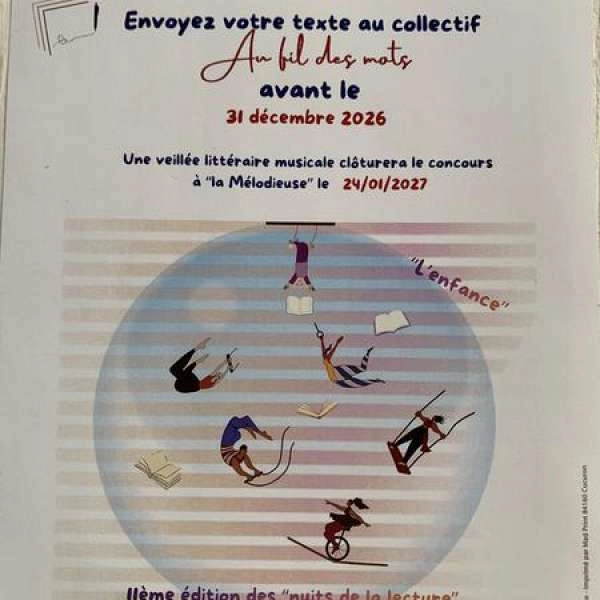 Concours de nouvelles « Au fil des mots » - EN