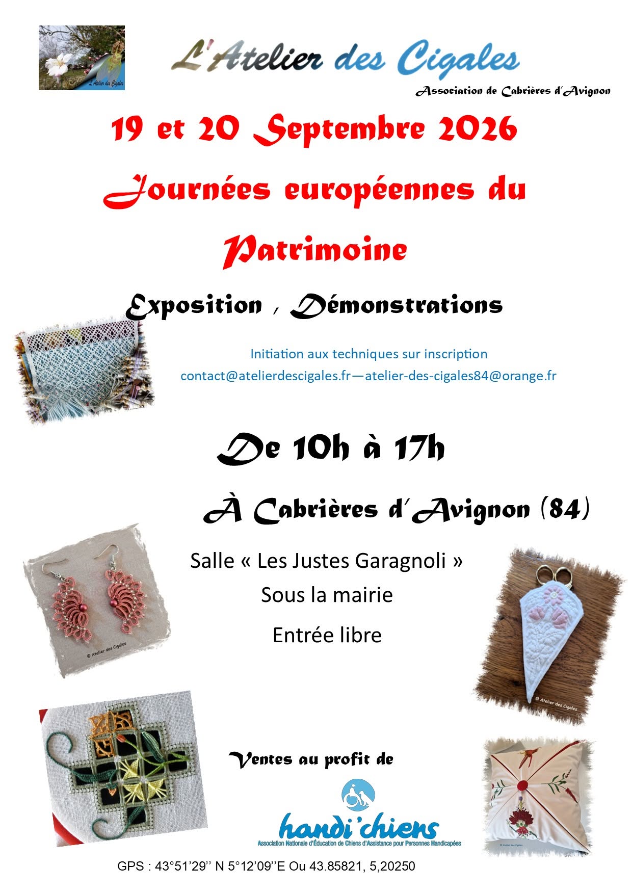 Textile crafts in Cabrières-d’Avignon during the European Heritage Days