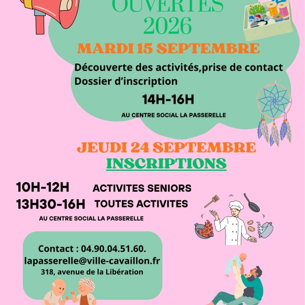 Open day at the La Passerelle social center