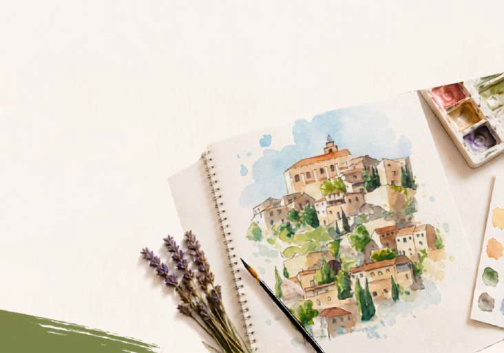 Exhibition Couleurs Provence by Marie Portelette at the MJC in Cavaillon