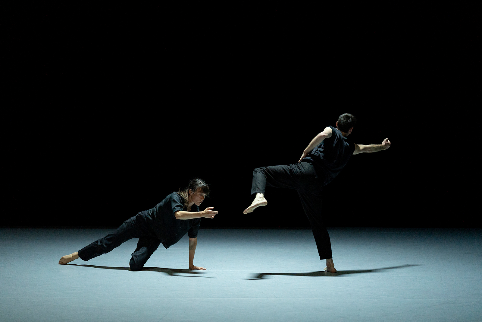 Dance show In the Shadow of a Vast Detail, Out of Storm. by Christian Rizzo in Cavaillon