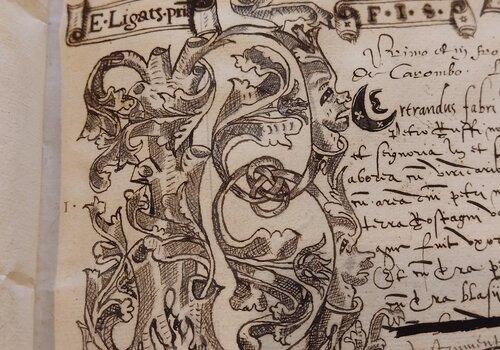 Old documents presented during the Archives Revealed workshop in Cavaillon