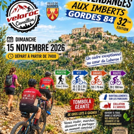 32nd edition - Harvest hiking and cycling event in Gordes