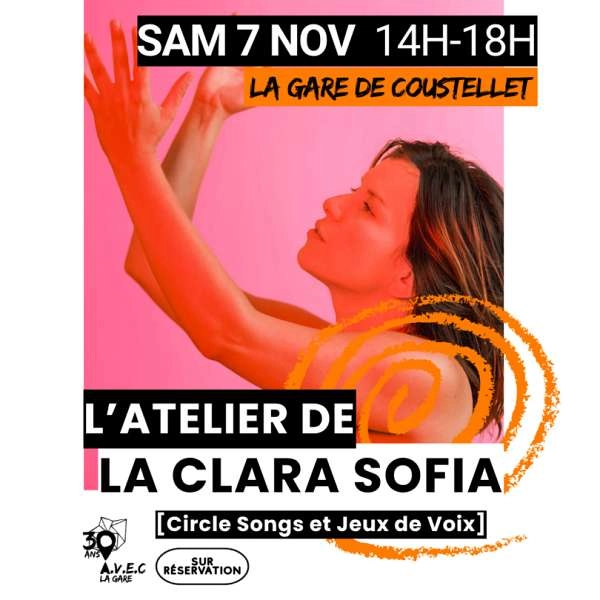 Atelier Circle Songs & Jeux de Voix avec La Clara Sofia - EN