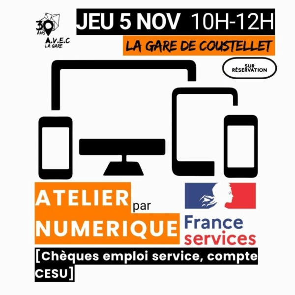 Atelier numérique : Chèques Emploi Service et compte CESU - EN
