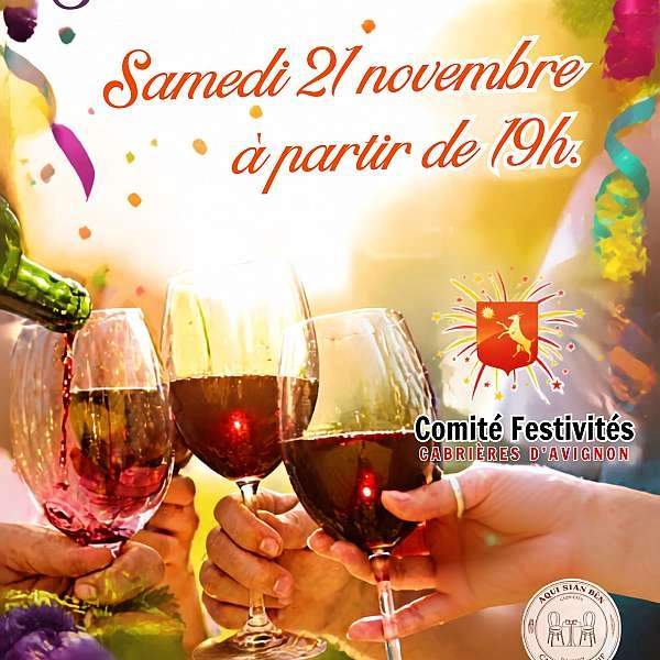 New wine evening in Cabrières-d'Avignon