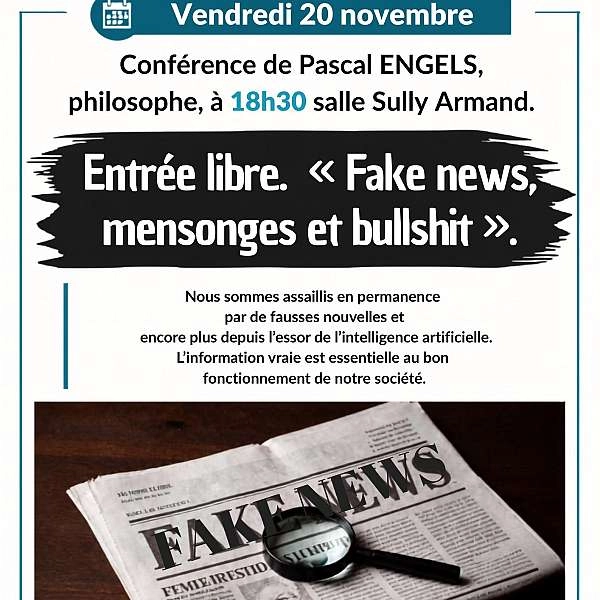 Fake news, mensonges et bullshit - EN