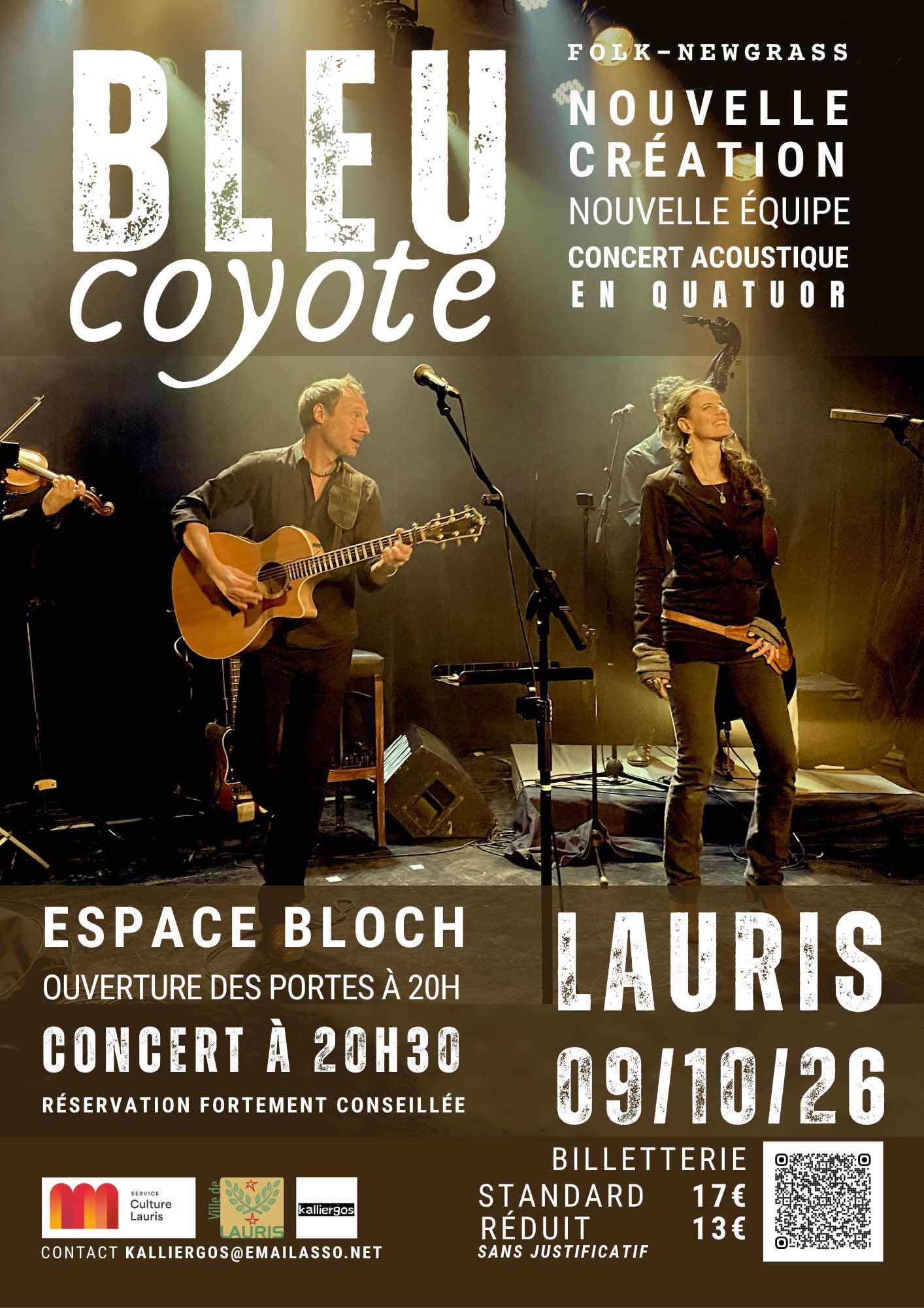 Bleu Coyote live in Lauris Bleu Coyote acoustic folk-newgrass concert in Lauris