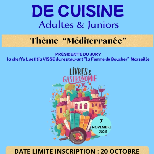Cooking competition in Mérindol: adults and juniors