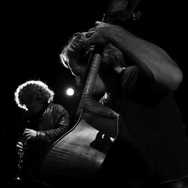 Le Funambule à Oppède: jazz concert with Sylvain Kassap and Benjamin Duboc