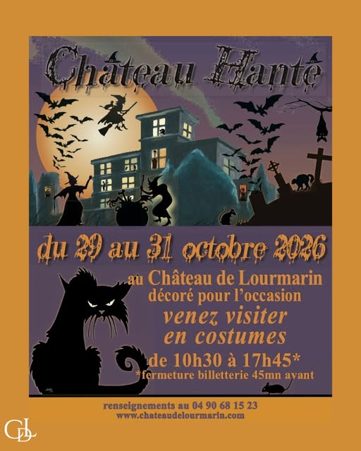 Haunted Castle at the Château de Lourmarin for Halloween