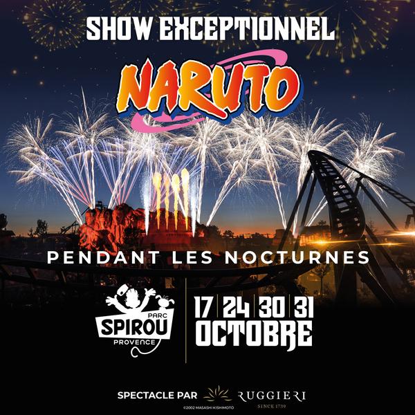 Naruto show during Halloween at Parc Spirou Provence