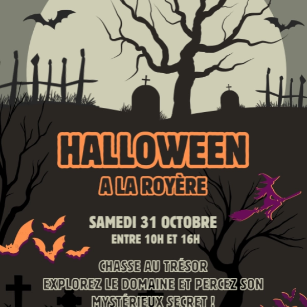 Halloween at La Royère in Oppède: treasure hunt