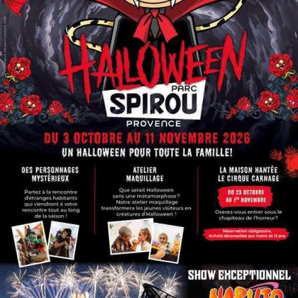 Halloween at Parc Spirou Provence in Monteux