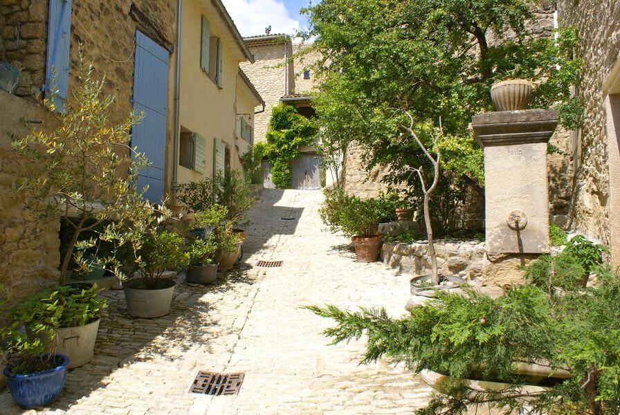 The streets of Ansouis