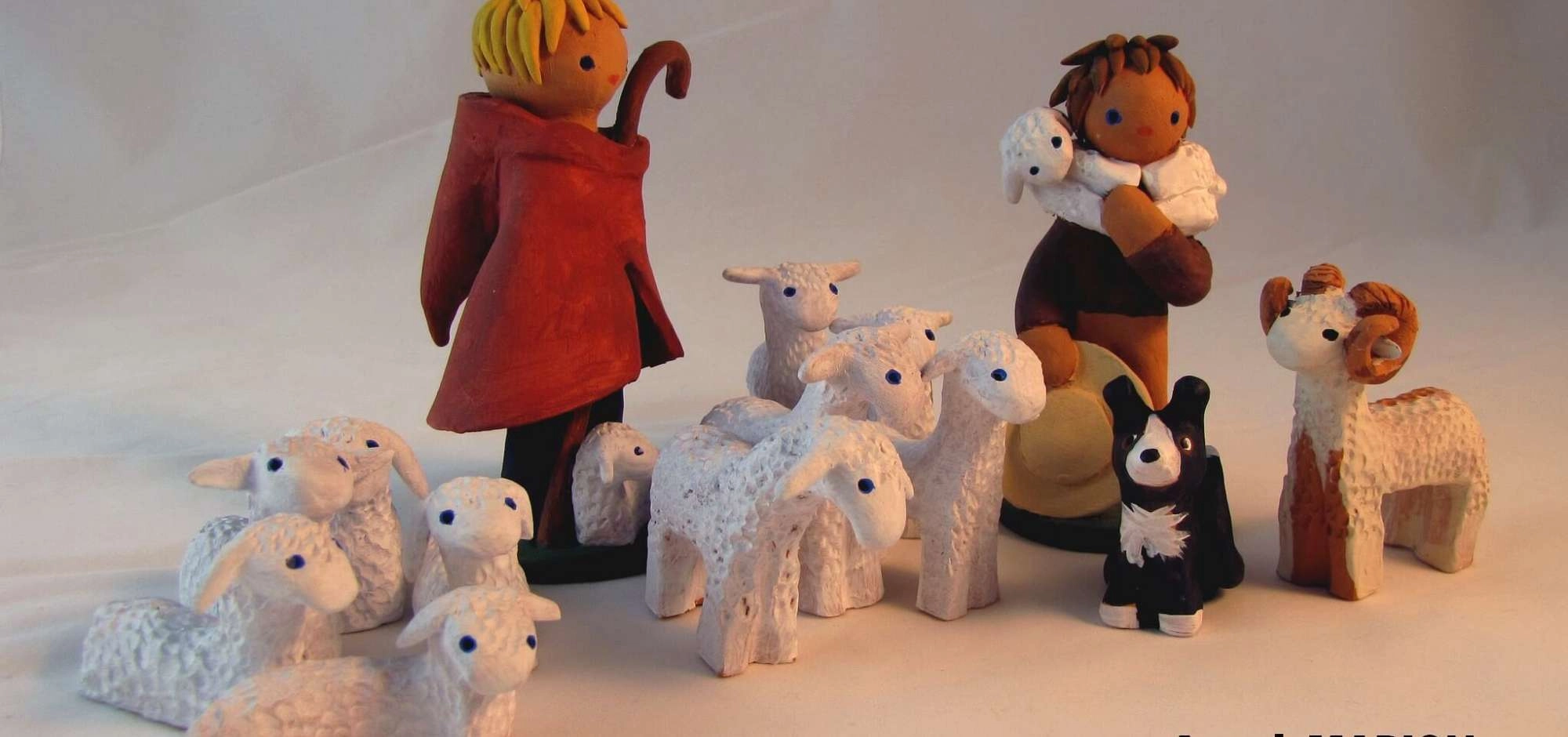 Santons and ceramics from Les Roures