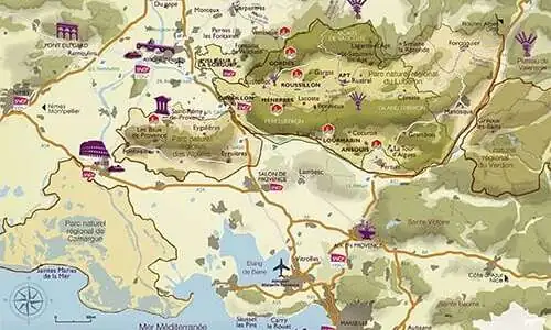 carte Provence