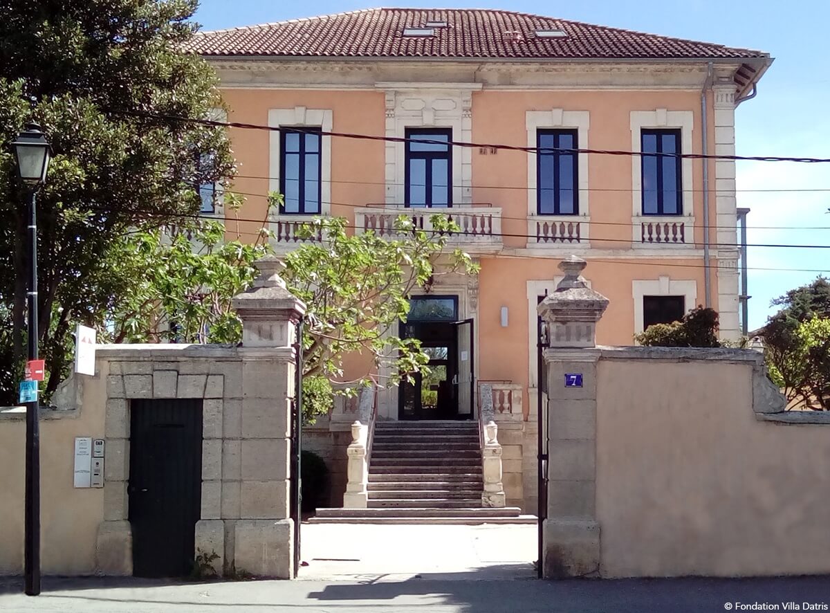 Contemporary sculpture works presented at the Villa Datris Foundation