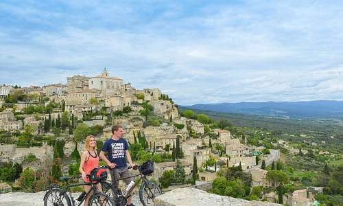 Gordes à vélo