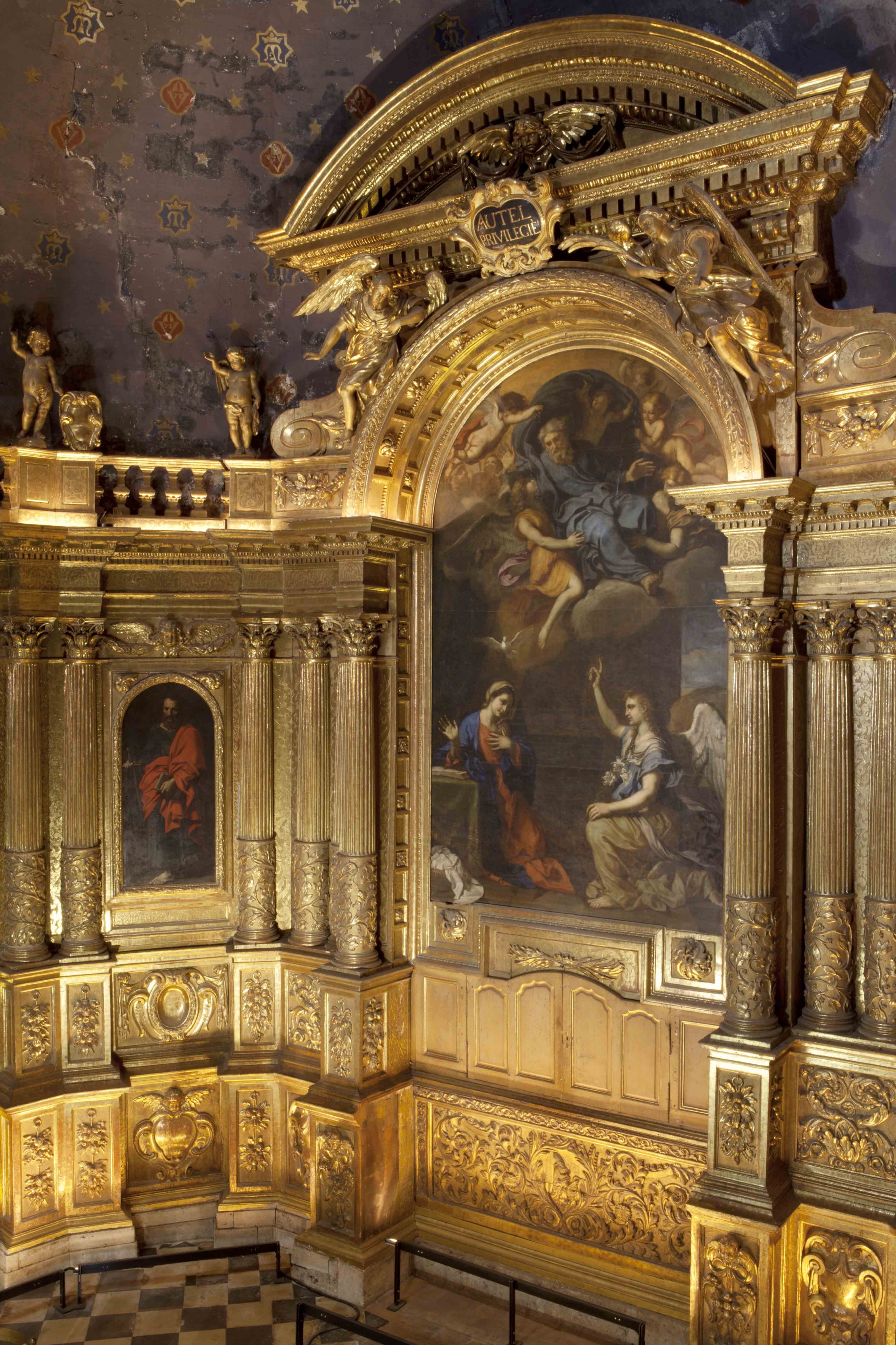Chapel or representation of Saint Véran in the Cathedral of Notre-Dame and Saint-Véran in Cavaillon