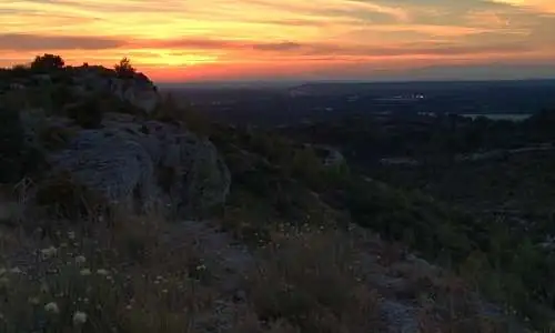 Coucher de soleil Cavaillon