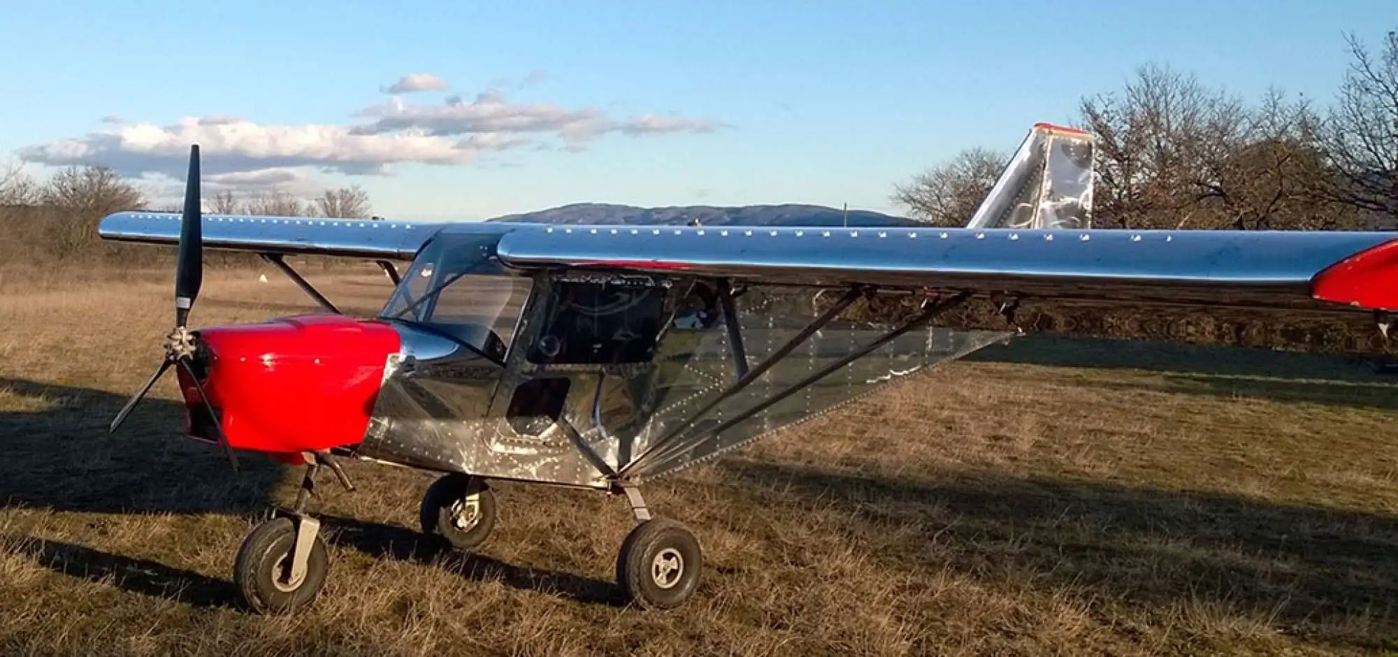 First flight in a microlight with Flying Spirit 