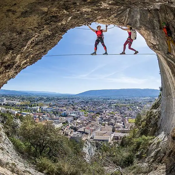 An afternoon on the via ferrata of Cavaillon