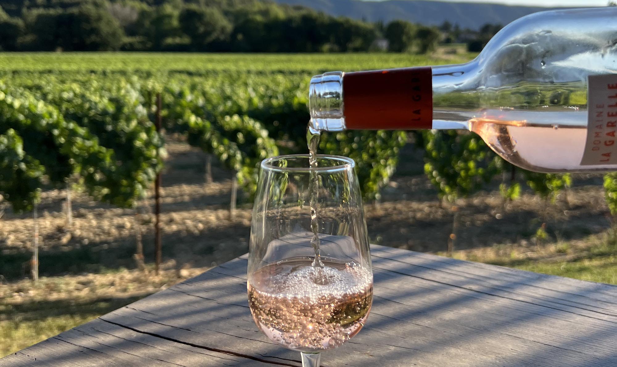 Domaine La Garelle vineyards in Oppède dans le Luberon