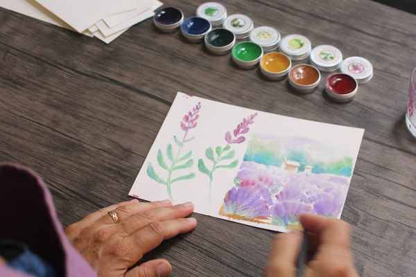 Lavender workshop for children at the Lavender Museum Luberon in Coustellet